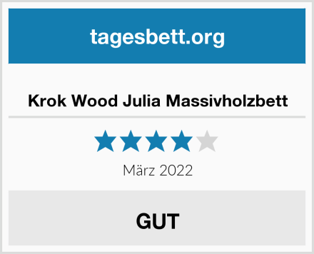  Krok Wood Julia Massivholzbett Test