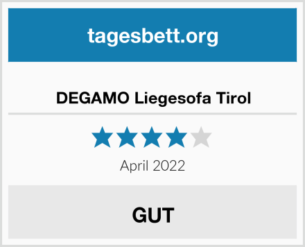  DEGAMO Liegesofa Tirol Test