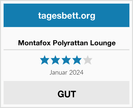  Montafox Polyrattan Lounge Test