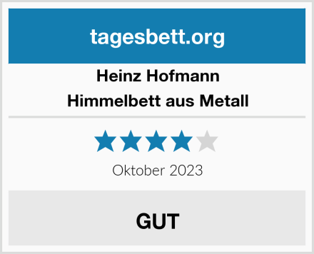 Heinz Hofmann Himmelbett aus Metall Test